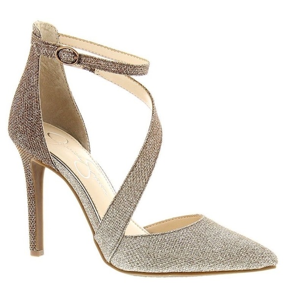 Gorgeous Jessica Simpson Sparkly, Glitter Heels. - Picture 8 of 8